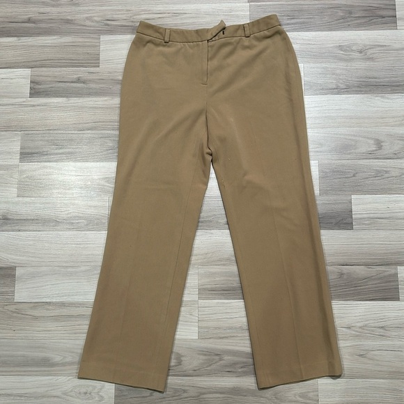 CHARTER CLUB Women’s Tan Classic Fit Slacks Size 12 Regular - Picture 1 of 8